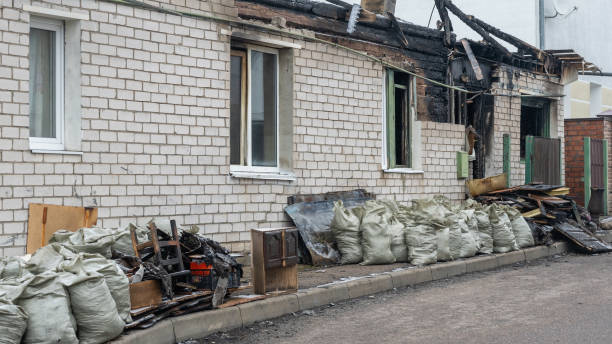 Professional Soot Cleanup technician working in Ferndale, MD